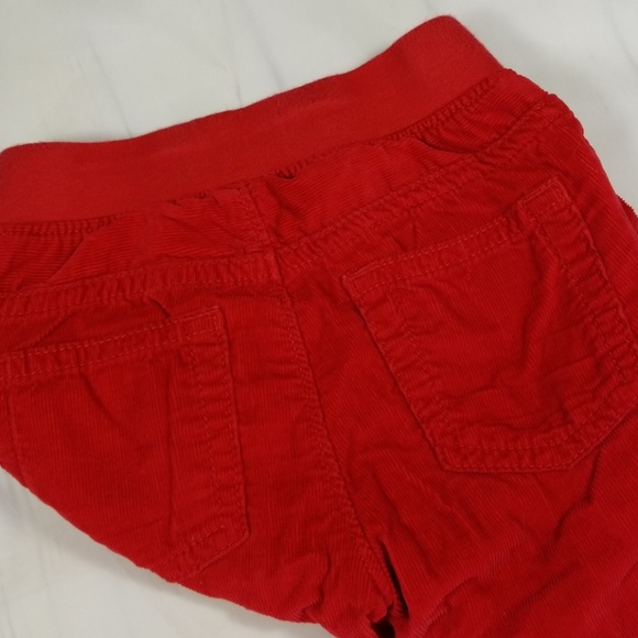 Baby GAP Boys Red Corduroy Pants: 6-12 Month - Picture 3 of 3